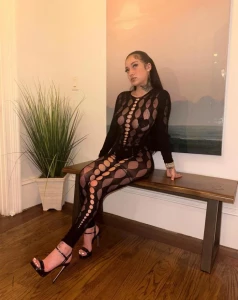 Bhad Bhabie Sexy See-Through Mesh Bodysuit Onlyfans Set Leaked 32410