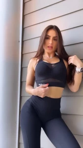 Giovanna Eburneo Tight Leggings Posing Video Leaked 34556