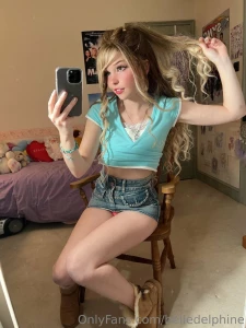 Belle Delphine Nude Short Skirt Pussy Tease Onlyfans Video Leaked 35901