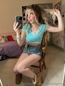 Belle Delphine Nude Short Skirt Pussy Tease Onlyfans Video Leaked 35902