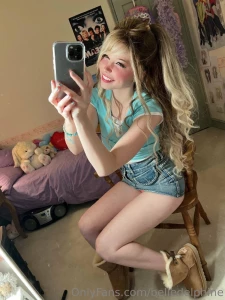 Belle Delphine Nude Short Skirt Pussy Tease Onlyfans Video Leaked 35903