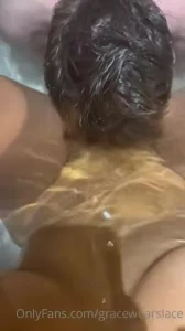 GraceWearsLace Nude Bath Cunnilingus OnlyFans Video Leaked 4094