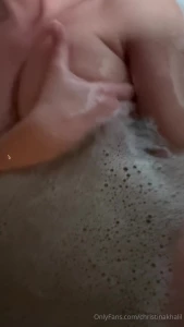 Christina Khalil Nude Boob Squeeze Bath Onlyfans Video Leaked 4124