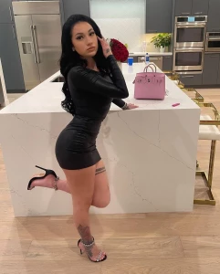 Bhad Bhabie Sexy Tight Dress Onlyfans Set Leaked 38967