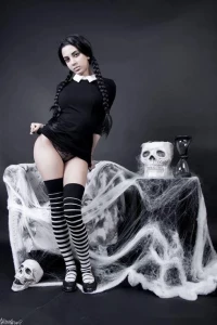 Susu Sexy Wednesday Addams Family Cosplay Fansly Set Leaked