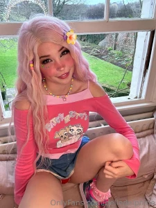 Belle Delphine Nude Cute In Pink Onlyfans Set Leaked 41261