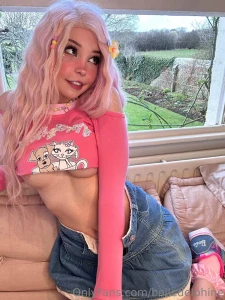 Belle Delphine Nude Cute In Pink Onlyfans Set Leaked 41273