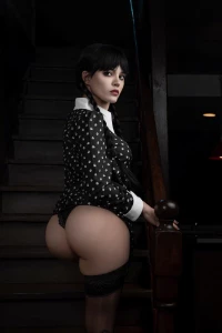 Kalinka Fox Nude Wednesday Addams Cosplay Patreon Set Leaked 41544