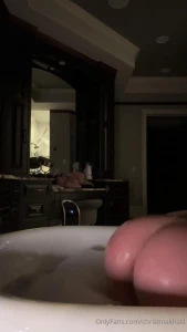 Christina Khalil Nude Soapy Ass Bath Onlyfans Video Leaked 4467