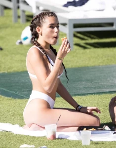 Madison Beer Sexy Camel Toe Bikini Set Leaked 44872