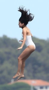 Selena Gomez See-Through One-Piece Set Leaked 45725