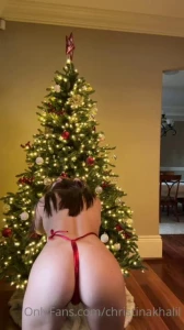 Christina Khalil Christmas Eve Slingkini Onlyfans Video Leaked 47485