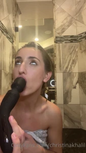 Christina Khalil Nude Shower December Onlyfans Livestream Leaked 47620