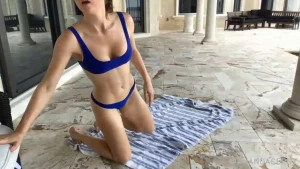 Amanda Cerny Bikini Ab Workout Livestream Video Leaked 48012