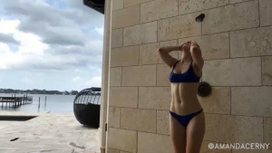 Amanda Cerny Bikini Ab Workout Livestream Video Leaked 48040