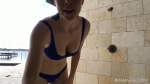 Amanda Cerny Bikini Ab Workout Livestream Video Leaked 48041