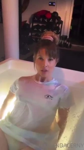 Amanda Cerny Nipple Wet T-Shirt Onlyfans Video Leaked