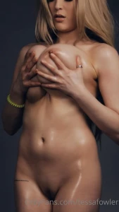 Tessa Fowler Nude Strip Oil Rub OnlyFans Video Leaked 50731