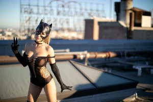 Liz Katz Nude Catwoman Bondage Cosplay Onlyfans Set Leaked 51631