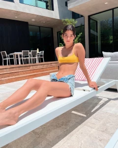 Charli D’Amelio Sexy Poolside Bikini Posing Set Leaked