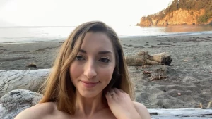 Abby Opel Nude Outdoor Beach Selfie Onlyfans Video Leaked 53396