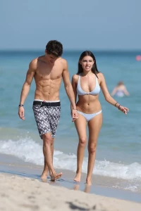 Madison Beer Bikini Camel Toe Public Beach Set Leaked 55517