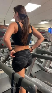 Christina Khalil Public Gym Shorts Strip Onlyfans Video Leaked 58226