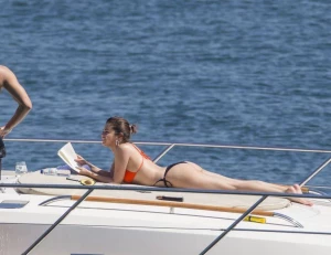 Selena Gomez Thong Bikini Boat Set Leaked