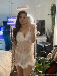 Indiefoxx Angel Lingerie Selfies Onlyfans Set Leaked 60212