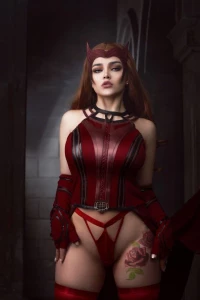 Kalinka Fox Scarlet Witch Cosplay Patreon Set Leaked