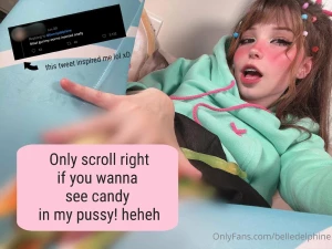 Belle Delphine Candy In Pussy Vanellope Onlyfans Set Leaked 61652