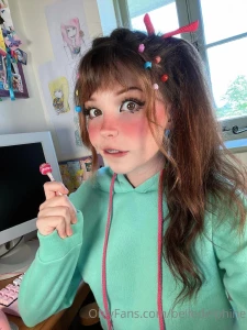 Belle Delphine Adult Vanellope Cosplay Onlyfans Set Leaked 62128