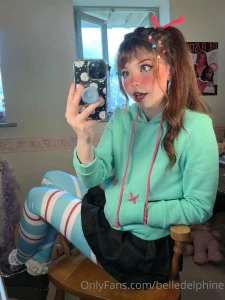 Belle Delphine Adult Vanellope Cosplay Onlyfans Set Leaked 62152