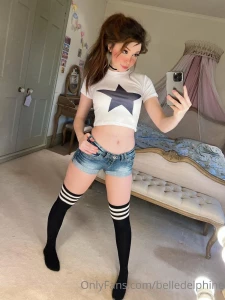 Belle Delphine Star Shirt Onlyfans Set Leaked 65022