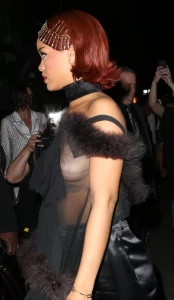 Rihanna Candid See-Through Nipple Slip Photos Leaked 68640