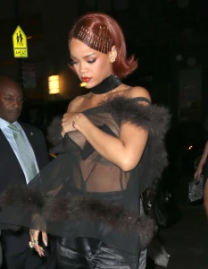 Rihanna Candid See-Through Nipple Slip Photos Leaked 68641