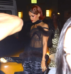 Rihanna Candid See-Through Nipple Slip Photos Leaked 68647