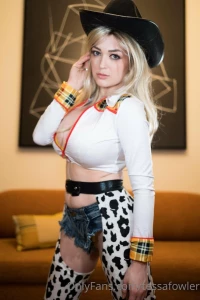 Tessa Fowler Nude Cowgirl Cosplay OnlyFans Set Leaked 69421