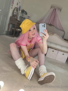 Belle Delphine Yellow Hat Full Onlyfans Set Leaked 71721