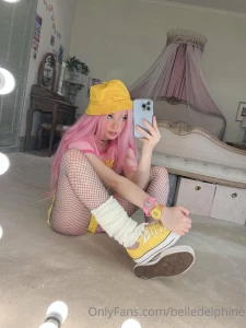 Belle Delphine Yellow Hat Full Onlyfans Set Leaked 71744