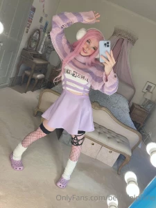 Belle Delphine Purple Crocs Full Onlyfans Set Leaked 71975