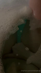 Christina Khalil Nude Bath Pussy Masturbation Onlyfans Video Leaked 7929