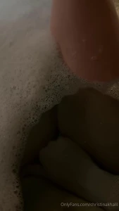 Christina Khalil Nude Bath Pussy Masturbation Onlyfans Video Leaked 7930