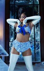 Rihanna Lingerie Winter Photoshoot Set Leaked