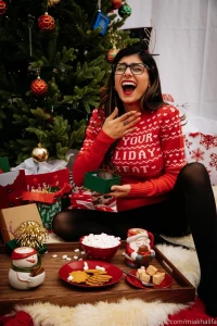 Mia Khalifa Lingerie Xmas Onlyfans Set Leaked 83139