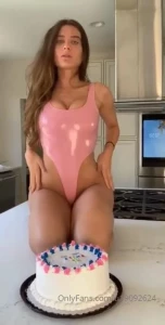 Lana Rhoades Nude Cake Swimsuit Strip Onlyfans Video Leaked 86595