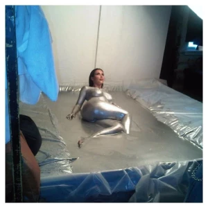 Kim Kardashian Nude Body Paint Outtakes Set Leaked 86638