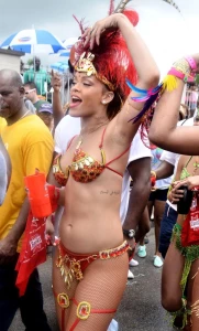 Rihanna Bikini Nip Slip Barbados Festival Photos Leaked 90107