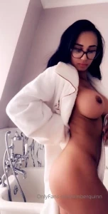Amber Quinn Nude Robe Strip Onlyfans Video Leaked 91594