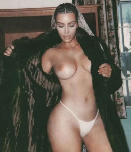 Kim Kardashian Nude Thong Magazine Photoshoot Set Leaked 91742
